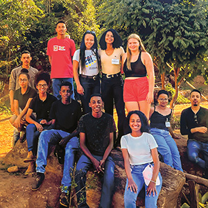 Photo of a group of people posing together